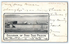 1904 Souvenir Of Sing Sing Prison Albany New York NY Antique Posted Postcard picture