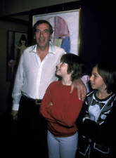 Roger Vadim & Daughter Vanessa Vadim, & Elisa Ashford 1981 Old Photo picture