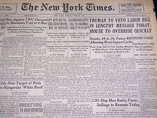 1947 JUN 20 NEW YORK TIMES - EISENHOWER LIKELY TO ACCEPT COLUMBIA OFFER- NT 1424 picture