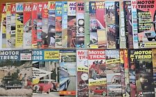 Vintage Lot of 34 Motor Trend Car Magazine 1951 to 1965 Special Issues Sportscar picture