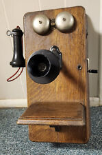 antique oak wall telephone stromberg carlson picture