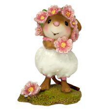 Wee Forest Folk DAISY CHAIN, M-396, WHITE, Garden Flower Mouse picture