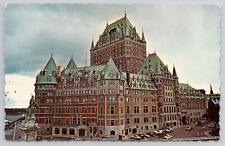 Chateau Frontenac Quebec City QC Canada 1970s Postcard Hotel UNP Deckled Edge picture