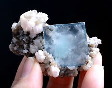63g Natural Blue And White Porcelain Fluorite Mineral Specimen/Yaogangxian picture