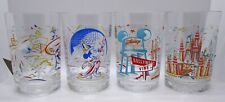 Mcdonalds Disney 25th Anniversary Glass Cups Set Of 4 picture