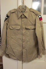 US army ww2 1st army second infantry div. shirt picture