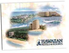 Hawaiian Hotels & Resorts Scenic Vintage Postcard picture