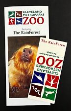 2003 Cleveland Ohio Metroparks Zoo Rainforest Vintage Travel Brochure Ticket picture