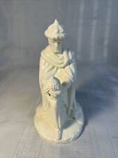 Vintage Holland Mold Nativity KNEELING WISEMAN White Replacement GLAZED picture
