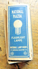 1924 FRENCH BATTERY CO.MADISON WISCONSIN  National Mazda Flashlight Lamps Box picture