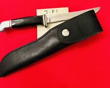 BUCK VINTAGE USA 118 WITH SHEATH ONE LINE STAMP picture