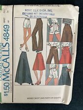 Vintage McCalls NEW Pant, Short & Skirt picture