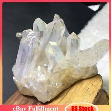 120g Large Natural Raw White Clear Quartz Healing Crystal Point Cluster Specimen picture