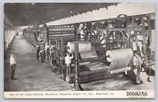 Postcard Bogalusa, Louisiana Paper Making Machine Bogalusa Paper Co. A163 picture