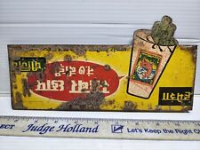 Vintage Indian Clove Cigarette Flange Display Sign picture