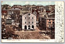Providence Rhode Island~Market Square in 1844~Historical View~1906 Postcard picture