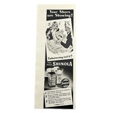 Shinola Shoe Cleaner 1948 Vintage Print Ad Polish Shoe Shine Original Ad picture