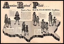 1942 Galey & Lord Gingham Plaid Dresses At R. H. Macy New York 2-Page Print Ad picture