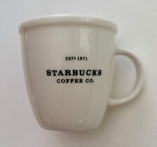 Vintage Starbucks 6 oz. White Ceramic Barista Abby Mug 2002 – Mint picture