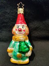 Vintage Old World Christmas Clown  Ornament Inge Glass ~ Germany picture
