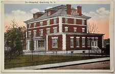 Ossining New York Hospital Iron Fence Postcard picture