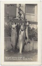 1931 Salmon Fishing Catch REAL PHOTO Klamath River, Requa, California, Del Norte picture