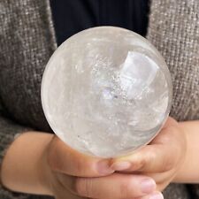 2LB Natural Clear Quartz Sphere Crystal Magic Ball Healing TQS9210 picture