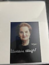 Madeleine Albright Secretary of State signed autographed auto photo 5x7 RARE picture