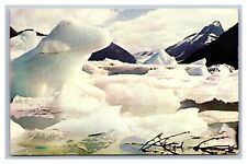 Anchorage, AK Alaska, Portage Glacier, Postcard Posted, 1961 picture