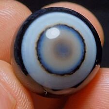 TOP 11G Natural Gobi Agate Eyes Agate Sphere Crystal Stone Madagascar L1308 picture