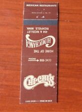 Matchbook cover - Chi Chi's : Home of the Chimichanga - Richfield, Minnesota picture