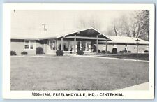 Freelandville Indiana IN Postcard 1866-1966 Centennial Community Home Inc 1940 picture