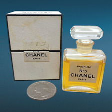 Vintage Chanel Paris No. 5 Pure Parfum 7 mL Miniature Original Box 90% Full picture