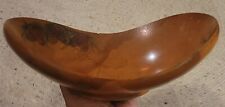 Vintage Large Forestware Wooden Bowl With Pine Needles & Cones Design 12.5