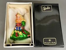 Fabulous Vintage Christopher Radko Barbie Christmas Tree Glass Ornament picture