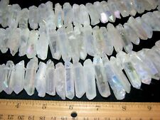 Angel Aura quartz crystals bigger drilled 2-3/4 inch 10 crystals per lot picture