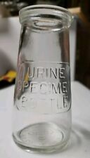 Vintage 6 oz Glass Urine Specimen Bottle - Doctor Nurse Medical Supply Profex  picture