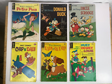 Gold Key Walt Disney 1950's 60's 70's Comic Books Lot of 6 picture