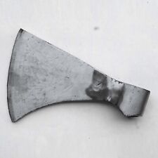 Vintage Hand-Forged Medieval Carbon Steel Hatchet: Authentic Axe Head Replica picture