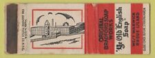 Matchbook Cover - Ye Old English Soap West Warwick RI picture