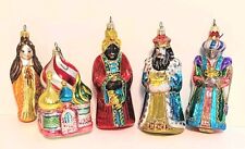 Kurt Adler Polonaise My Three Kings St. Basils Blown Glass Ornaments Mixed Lot picture