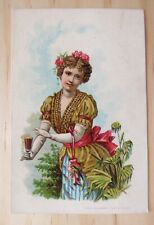RARE Pre-Prohibition CHRISTIAN MOERLEIN BREWING CO Beer Victorian Trade Card picture