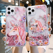 Glitter Liquid Unicorn Phone Case For Vivo V20 X50 X70 X80 X90 IQOO Neo 6 7 picture