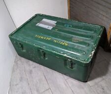 Vintage A&S Tribal Military Aluminum Medical Supply Chest Storage Box Container picture
