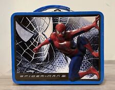 2007 Spiderman 3 The Movie The Tin Box Co Mini Lunchbox BROKEN HANDLE Marvel picture
