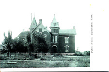 Antique Real Photo RPPC Postcard Washington, Kansas School Mary Short picture