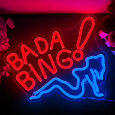 Bada Bing Neon Sign - Dimmable Man Cave Pub Store Bar Novelty Neon Wall Decor picture