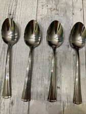 Reed & Barton Miro Oval Teaspoons Lot of 4 picture
