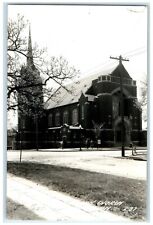 c1940's First Lutheran Church Albert Lea Minnesota MN RPPC Photo Postcard picture
