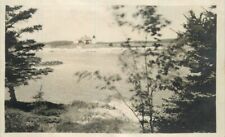C-1910 Lighthouse Waterfront Shoreline RPPC Photo Postcard 22-8467 picture